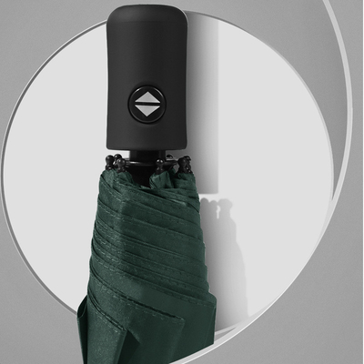 Steel Ribs Personalized Customized Fold Umbrella with Print Logo Open Diameter 95cm