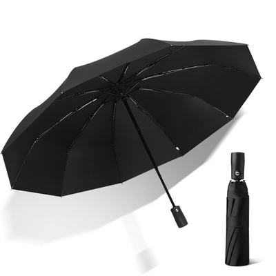 Anti-Rebound and Explosion-Proof Umbrella Commercial Folding Design with Pongee Fabric