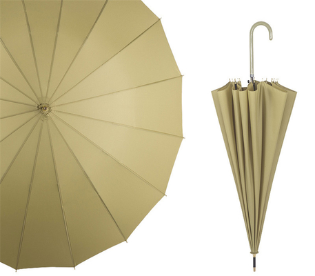 23inch 16ribs 190T Pongee Waterproof Japanese Umbrella Japan Fiberglass with Control