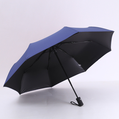 Summer Three-folding Umbrella Fully Automatic Folding Auto Umbrella with 8k 21inch