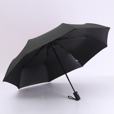 Summer Three-folding Umbrella Fully Automatic Folding Auto Umbrella with 8k 21inch