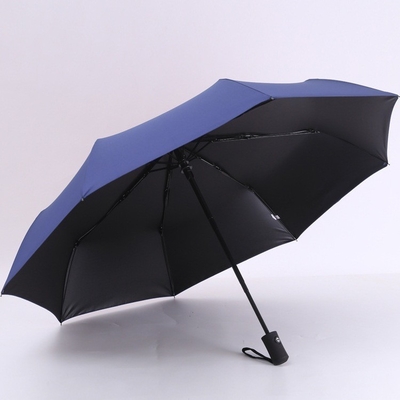 Summer Three-folding Umbrella Fully Automatic Folding Auto Umbrella with 8k 21inch