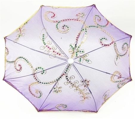 Advertising Mini Pocket Umbrella with Straight Pattern and Plastic J Handle Design