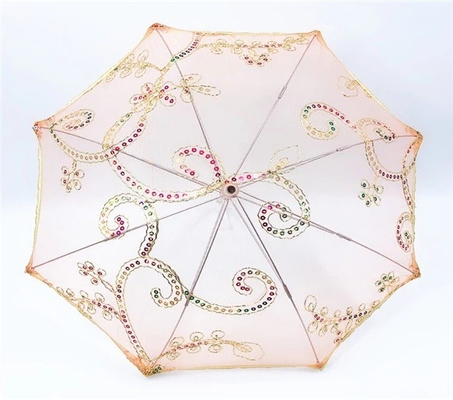 Advertising Mini Pocket Umbrella with Straight Pattern and Plastic J Handle Design