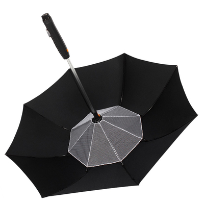 Customized Windproof Cooling Air Fan Umbrella with Water Spray Mist and Logo Printing