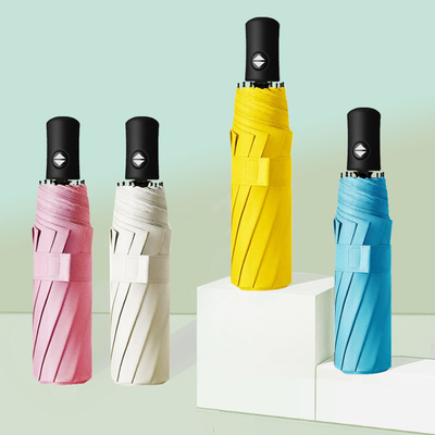 Custom Logo Three-folding Fully-automatic Umbrella for Promotion BSCI Certified