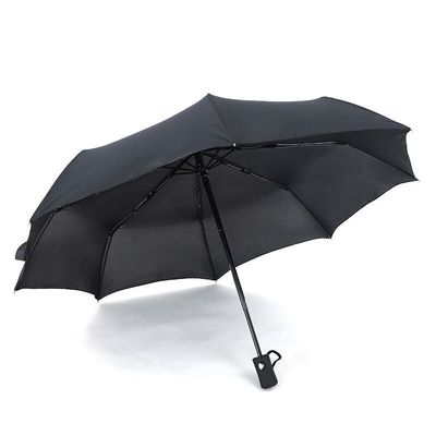 Custom Logo Three-folding Fully-automatic Umbrella for Promotion BSCI Certified