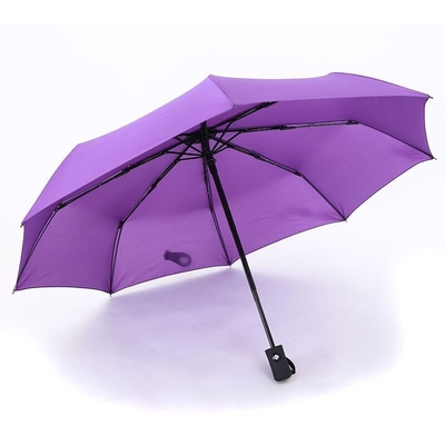 Custom Logo Three-folding Fully-automatic Umbrella for Promotion BSCI Certified
