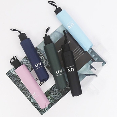 X302 Custom Umbrella Agile Supply Chain 3 Folding UV Umbrella for Travel and Occasion