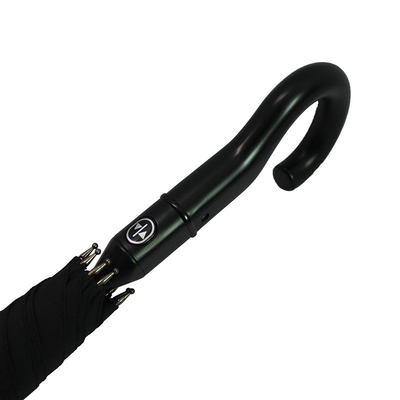 Crutch Walking Stick Handle Windproof Automatic Straight Umbrella with One-Click Open