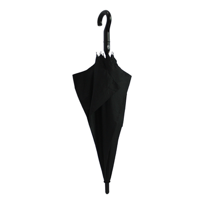 Crutch Walking Stick Handle Windproof Automatic Straight Umbrella with One-Click Open