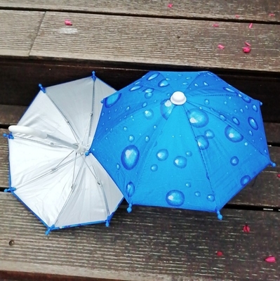 Manual Open Outdoor Bike Toy Umbrella Art Deco Polyester Fabric Mobile Phone Sunblock Rain Umbrella