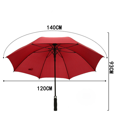 Customized Logo Straight Umbrella Exclusive Cross-Border Supply for Golf Enthusiasts