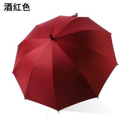 Printed Golf Umbrella Sunshade Car Logo Straight Pole Automatic Weather Umbrella Gift