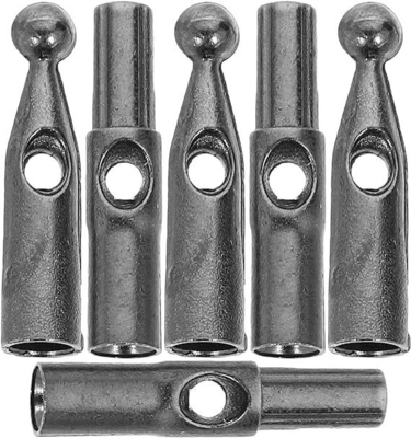 Folding Umbrella Cover Parts 12 Pcs Metal Umbrella Bone Cover Gum Components for Adults
