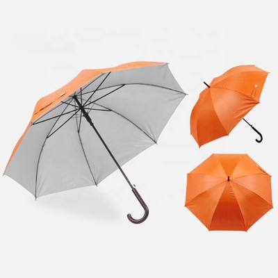 Minimalist Design Customized 8k Black Coated Metal Fiberglass Frame Umbrella for BSCI