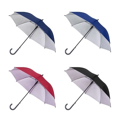 Minimalist Design Customized 8k Black Coated Metal Fiberglass Frame Umbrella for BSCI