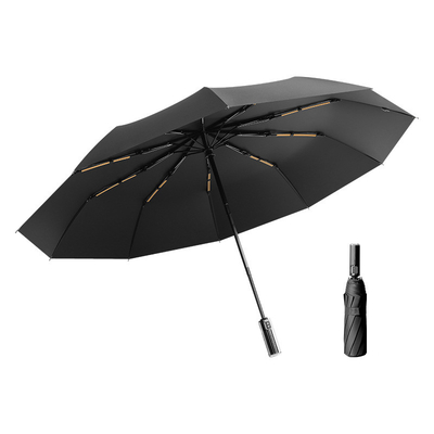 Unbeatable Newest Crystal Mechanical Handle 3 Folding Windproof Gift for Ladies and Girls