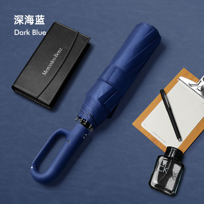 Automatic Sunscreen Umbrella with Unique Design and Buckle Hook Loop Lock Handle
