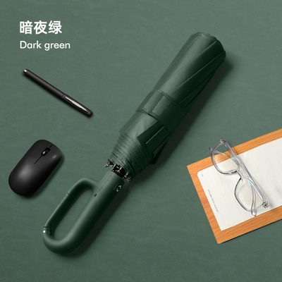 Automatic Sunscreen Umbrella with Unique Design and Buckle Hook Loop Lock Handle