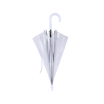 Windproof Waterproof Auto Open Clear Bubble Umbrella with Cute Design Style and Ribs
