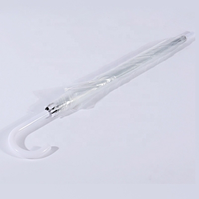 Windproof Waterproof Auto Open Clear Bubble Umbrella with Cute Design Style and Ribs
