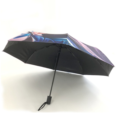 Customize Your Own DIY Printed Umbrella No Minimum Orders Rubber Coated Handle Included