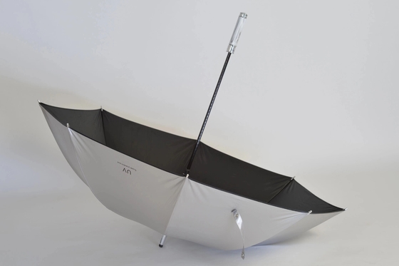 Customized Golf Umbrella Agile Supply Chain Titanium Silver Umbrella with Logo Printing