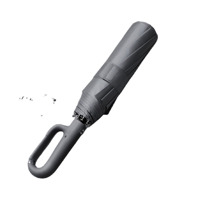 Ring Buckle Handle Umbrella Sun Rain Parasol Vinyl Anti UV Camping Auto Umbrella Adults