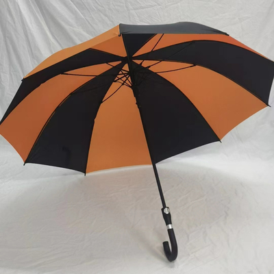 Windproof Auto Open Golf Umbrella with Custom Logo Prints and 130cm Open Diameter