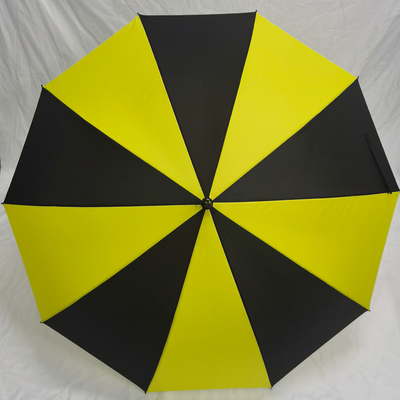 Windproof Auto Open Golf Umbrella with Custom Logo Prints and 130cm Open Diameter