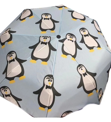 Black Coating Panel Material Middle Finger Umbrella 21&quot;*8k for Market Personalization