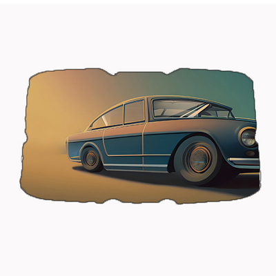 Cross-Border Supply Customized Color Coating Panel Material Car Sunshade with Picture