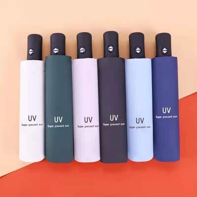 Travel Occasion Three-folding Umbrella with UV Sunscreen and Rain Protection Solutions