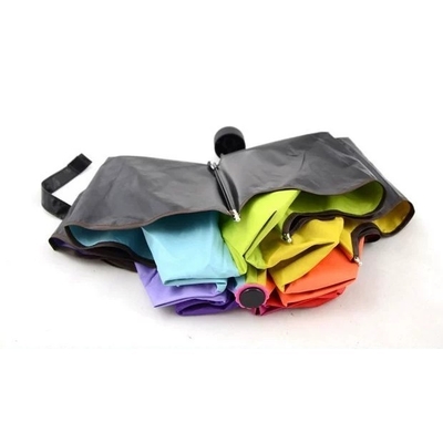 Folding Umbrella with Flowers Bloom Effect Metal Shaft Magic Changing Colors All in 1