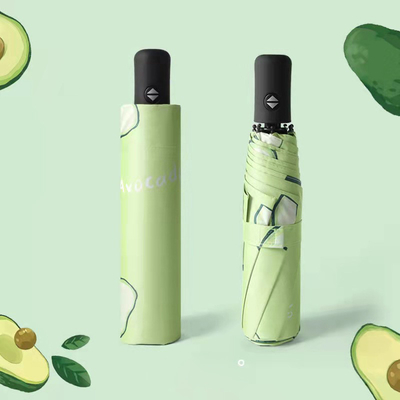 Colorful Summer Style Auto Umbrella with Design Fruit Pattern Printing and UV Protection
