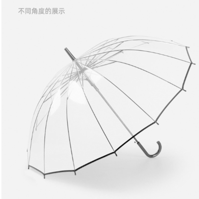 Semi-automatic Control Customized Printing Straight Umbrella in Minimalist Design Style