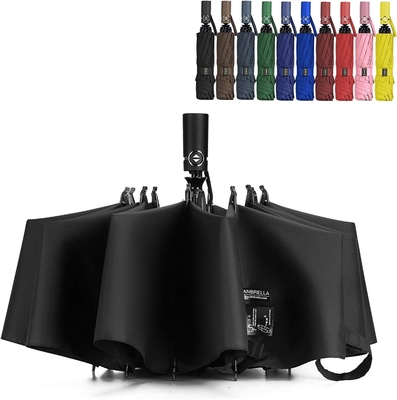 Convenient and Fast Custom Branded Auto Umbrella Windproof Travel Compact Folding Reverse Umbrella