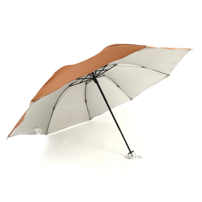 Customized 8K Silver Coating UV Folding Umbrella Outdoor Sunshade Umbrella for Adults