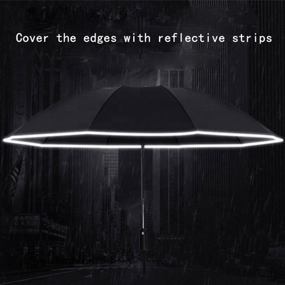 Tech Titanium Silver Coating Custom Fold Inverted Reverse Umbrella for Stylish Design