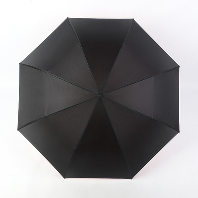 Advertising Umbrella with C-Shaped Handle Anti-UV Waterproof Reverse Straight Umbrella