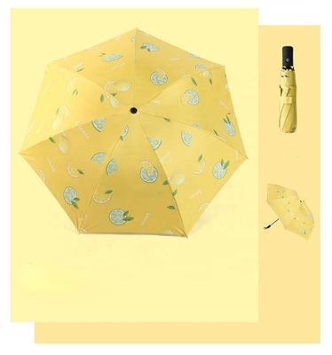 Polyester Three-folding Umbrella Custom Logo for Promotions and OEM One-Stop Purchasing