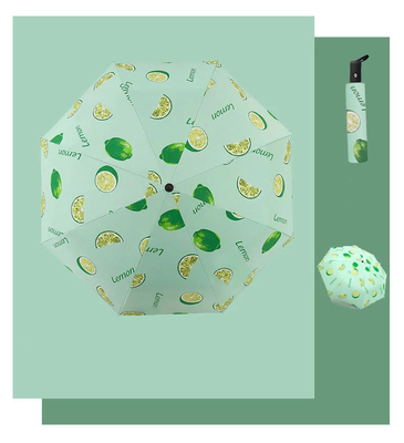 Polyester Three-folding Umbrella Custom Logo for Promotions and OEM One-Stop Purchasing