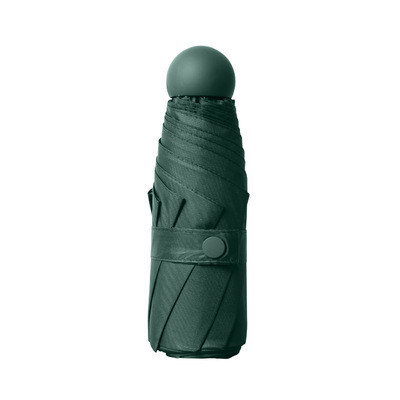 Traveler's Choice Mini Five Fold Capsule Umbrella with UV Protection and Logo Printing