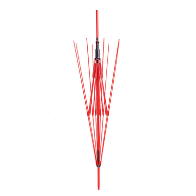 Straight Umbrella 23inch 8k Reverse Umbrella Frame Iron Coated Medium Rod Fiberglass