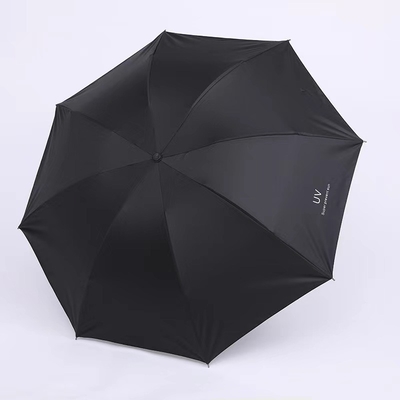 Steel Frame Anti-UV Manual Umbrella for Women Triple Protection from Sun and Rain