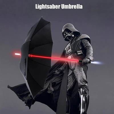 105cm Open Diameter Laser Umbrella Scandinavian Lights Samurai Sword Katana Design