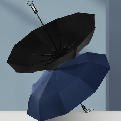 American Style Design 190T Pongee Multicolor Custom Logo 3 Folding Umbrella for Outdoor