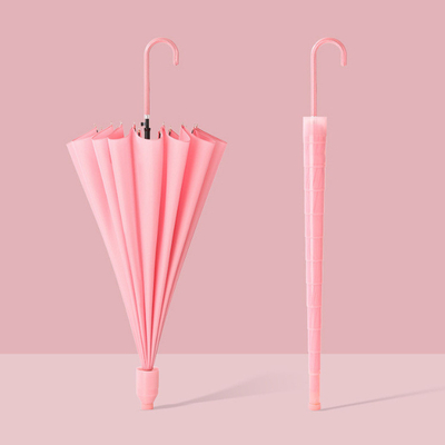 Thickened Double Clear Umbrella with Long Handle and Automatic Open Open Diameter 103cm
