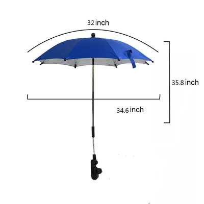 Custom Color Adjustable Stroller Accessories All in 1 Function for Baby Stroller Umbrella
